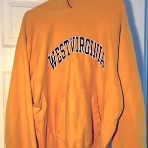 West Virginia hoodie, size large
